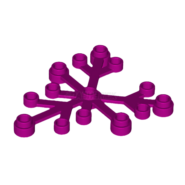 LEGO Plant Leaves/Limb 6 x 5, Magenta [2417]