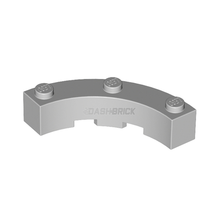 LEGO Brick, Round Corner 4 x 4, Macaroni, Light Grey [48092] 4215472, 6452524