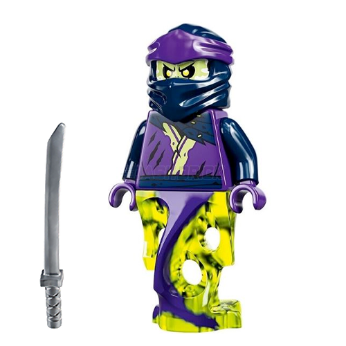 LEGO Minifigure - Ghost Ninja Karenn, Skull Face, Legacy (2021) [NINJAGO]