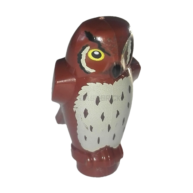 LEGO Minifigure Animal - Owl, Closed Wings, Reddish Brown [92084pb01] 4596335