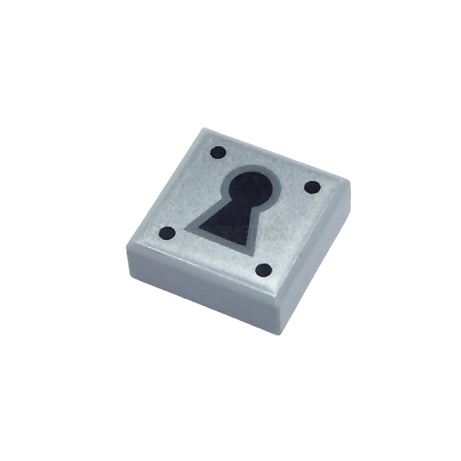 LEGO Minifigure Accessory - Tile, Keyhole/Lock/Padlock (1 x 1 Tile) [3070bpb081]