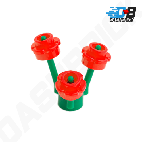 LEGO Flower Sets, Red [24866 & 3741] - MULTI-PACK