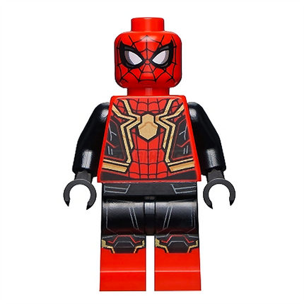 LEGO Minifigure - Spider-Man - Black & Red Suit (Integrated Suit) (2021) [MARVEL]