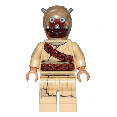 LEGO Minifigure - Tusken Raider - Head Spikes, Diagonal Belt (2020) [STAR WARS]