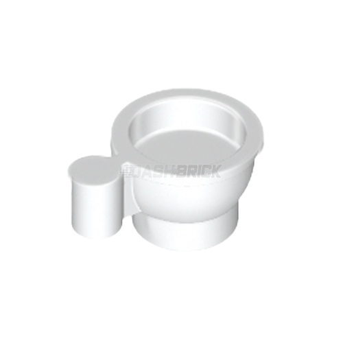 LEGO Minifigure Accessory - Teacup/Coffee Cup, White [38014]