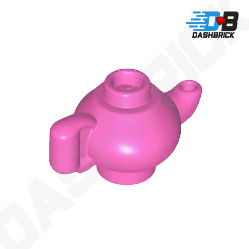 LEGO Minifigure Accessory - Teapot, Dark Pink [23986]
