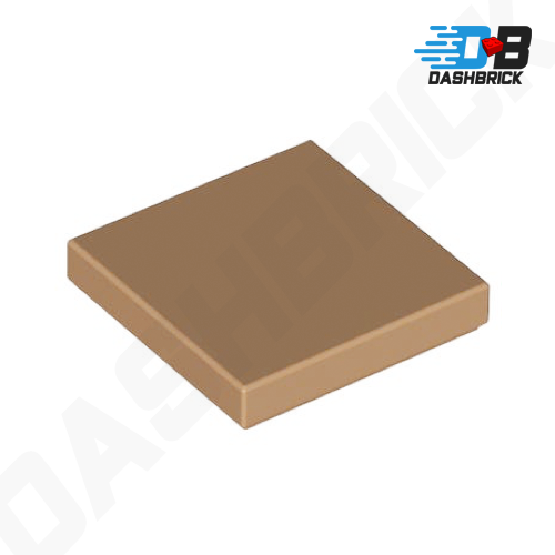 LEGO Tile 2 x 2, Medium Nougat [3068b]